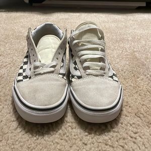 Old Skool Vans Low, Wht/Blk